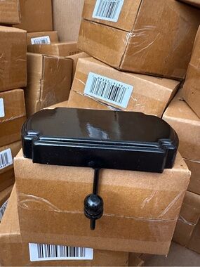 Set of 2 Hearth & Hand with Magnolia Black Christmas Stocking Holders NWT